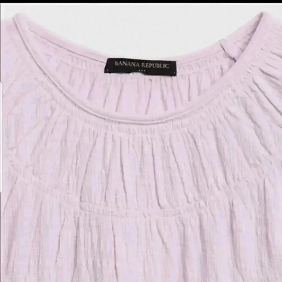 Banana Republic Textured Smocked Top - Picture 8 of 9